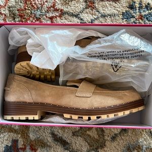 Suede loafers. Brand new Vince Camuto